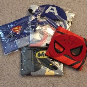 NEW (SET of 4) Children’s Super-Hero Capes & Masks